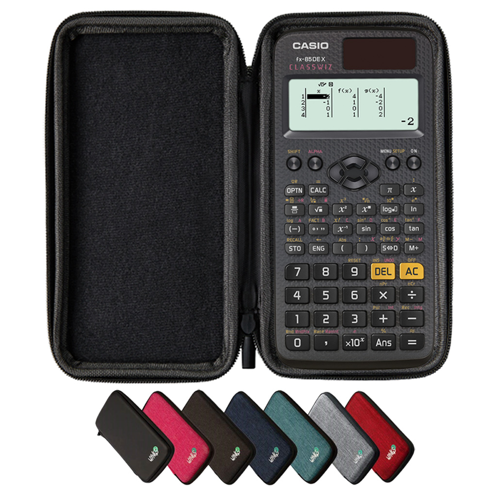 WYNGS Beschermhoes Zwart compatibel met Casio fx-85DE X