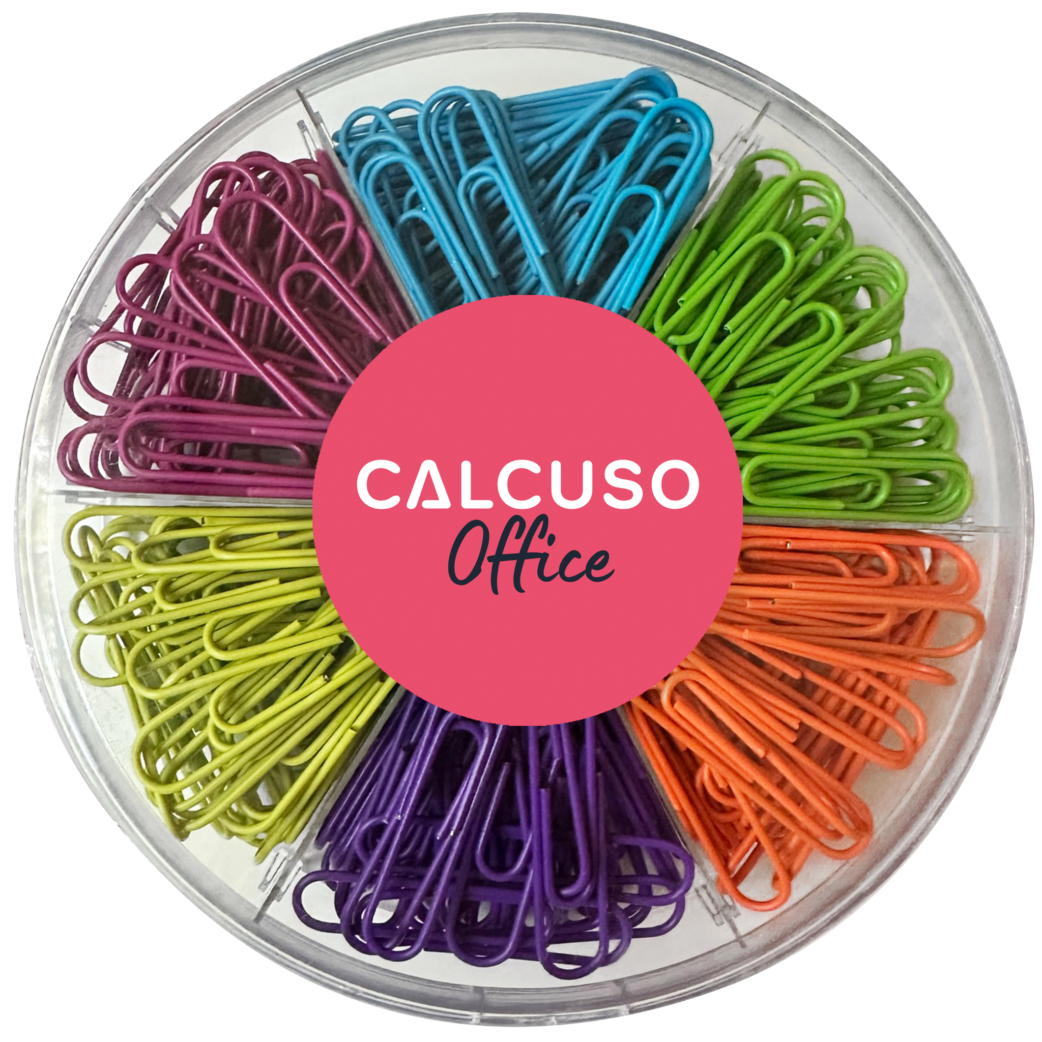 Grote gesorteerde gekleurde paperclips, verschillende kleuren, 150 stuks