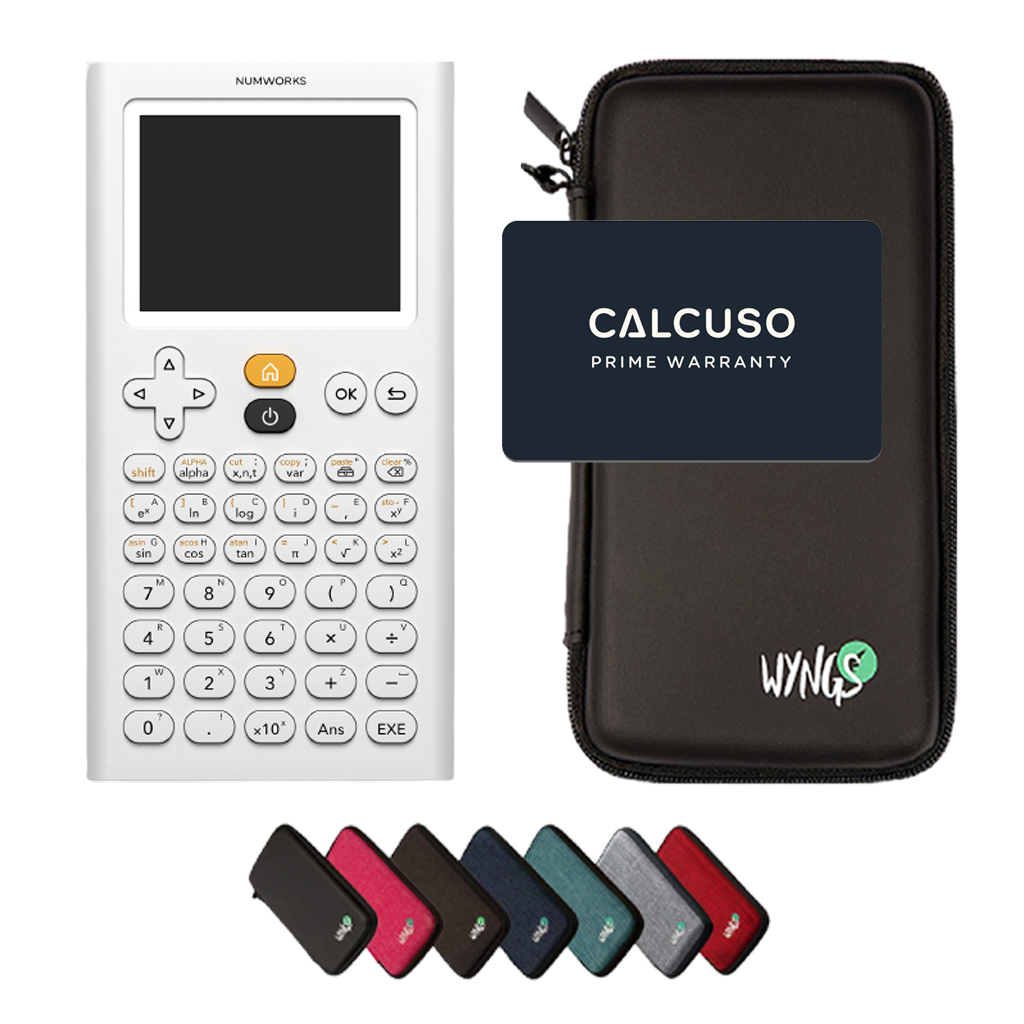 CALCUSO Pacote Básico com Calculadora Grafica Numworks N0120 EX