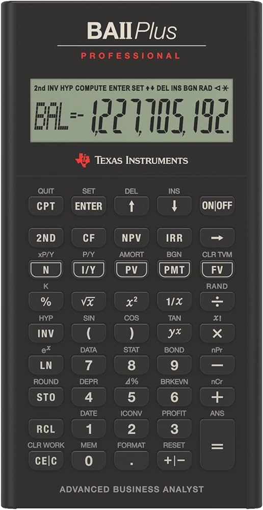 TI BA II Plus Professional