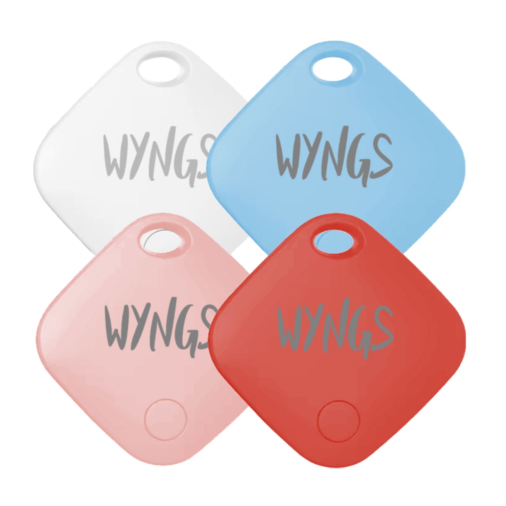 WYNGS Smart Air Tag, key finder (compatible with iPhone only) - Set of 4