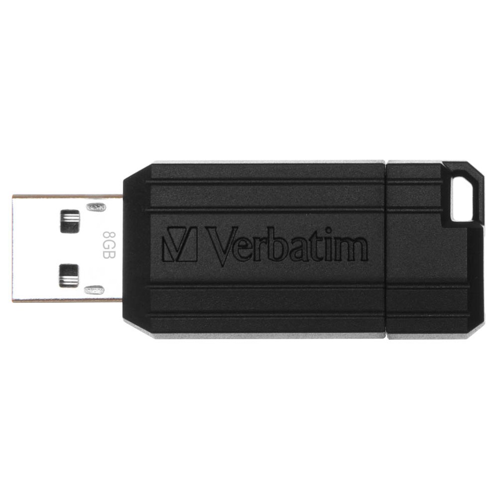 Verbatim USB-Stick Store'n'Go Pin Stripe USB 2.0 schwarz 8 GB