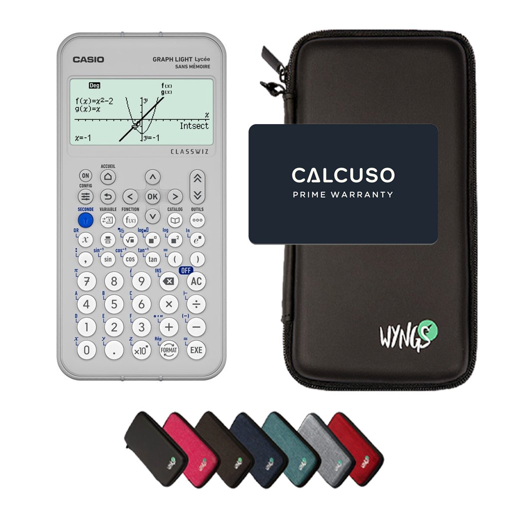 CALCUSO Sparpaket mit Grafikrechner Casio Graph Light
