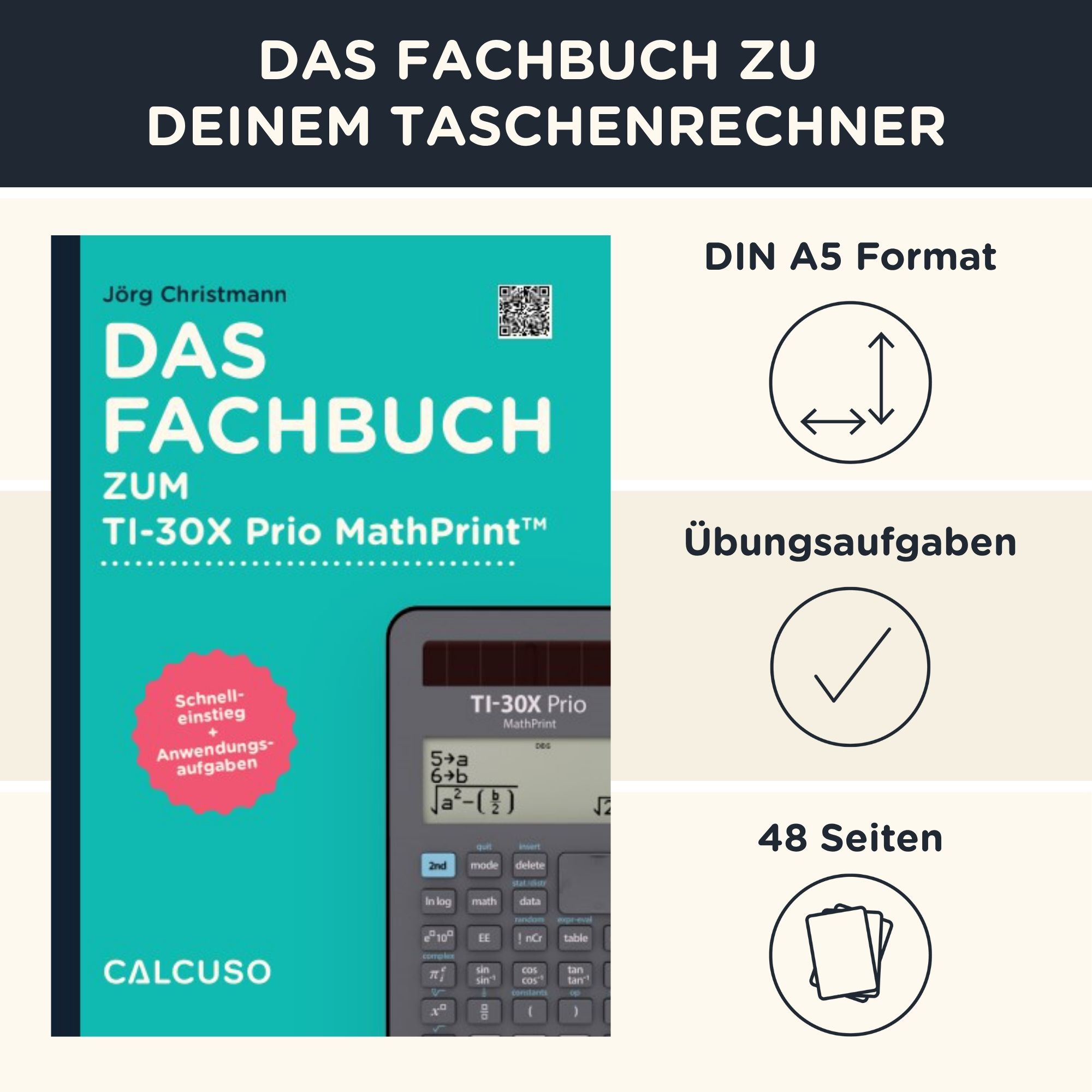Ti 30x Pro Texas Instruments TI-30X Plus MathPrint Wissenschaftlicher  Schulrechner Wertetabelle Taschenrechner Ti 30x Plus, image size:2000x2000