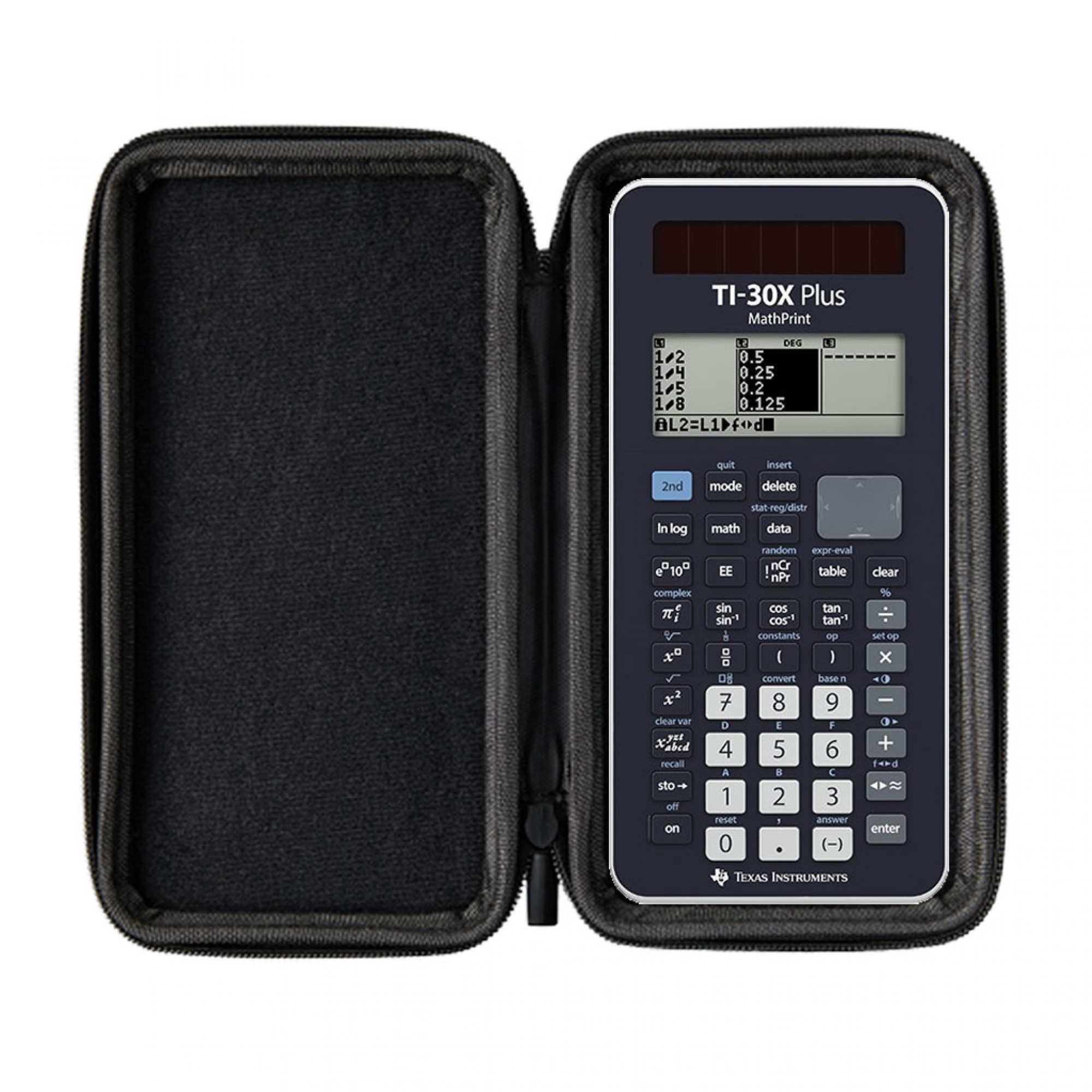 TI-30X Plus MathPrint inkl. WYNGS Schutztasche Pink - Wissenschaftlicher Taschenrechner - Basic Set