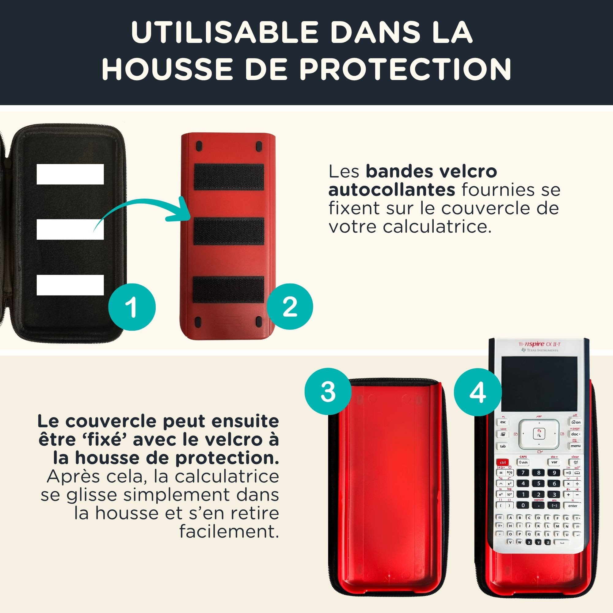 NumWorks Pack Base Avec Housse Protection WYNGS Bleue - Calculatrice Graphique + Garantie 5 Ans
