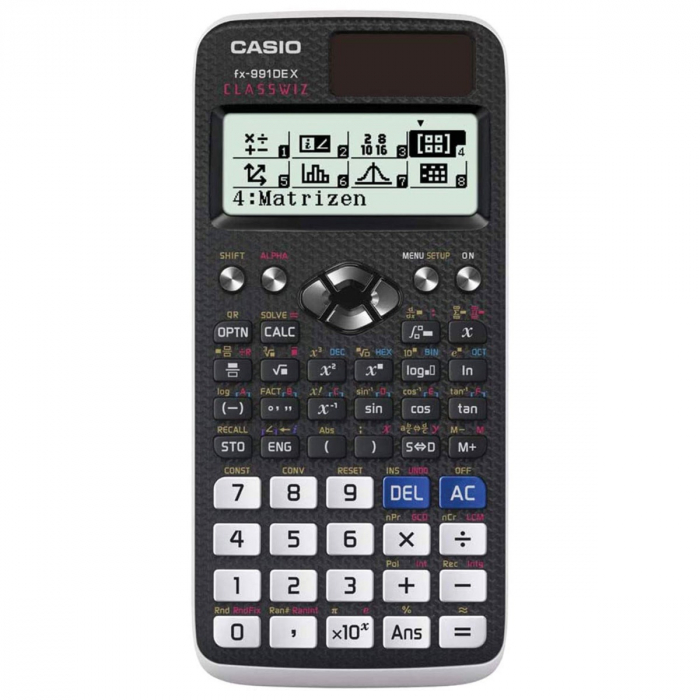 CALCUSO Standardpaket vom Taschenrechner Casio FX-991DE X ClassWiz