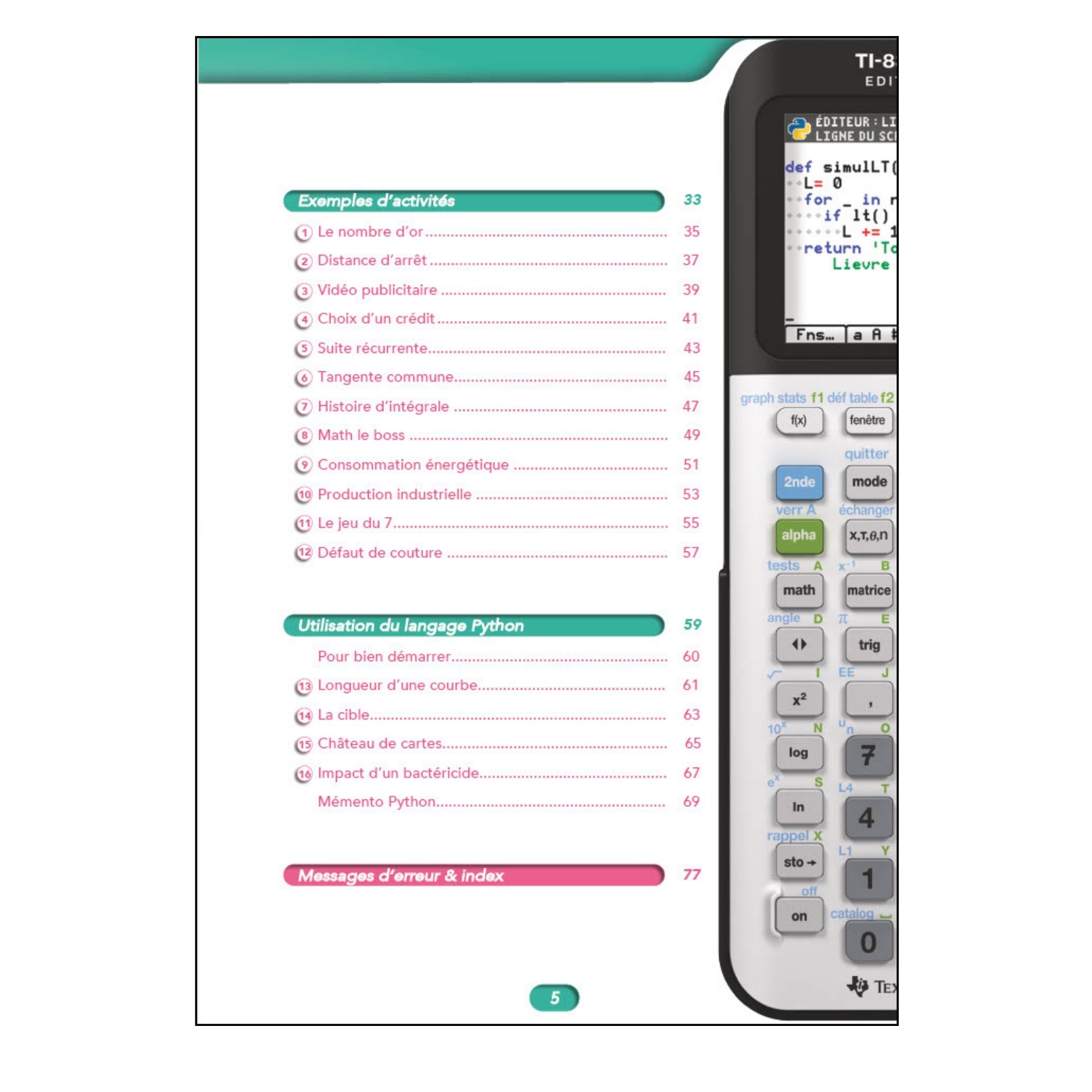 Calculatrice TI 83 Premium CE Edition Python ️ à Partir De 73,95 - View #9