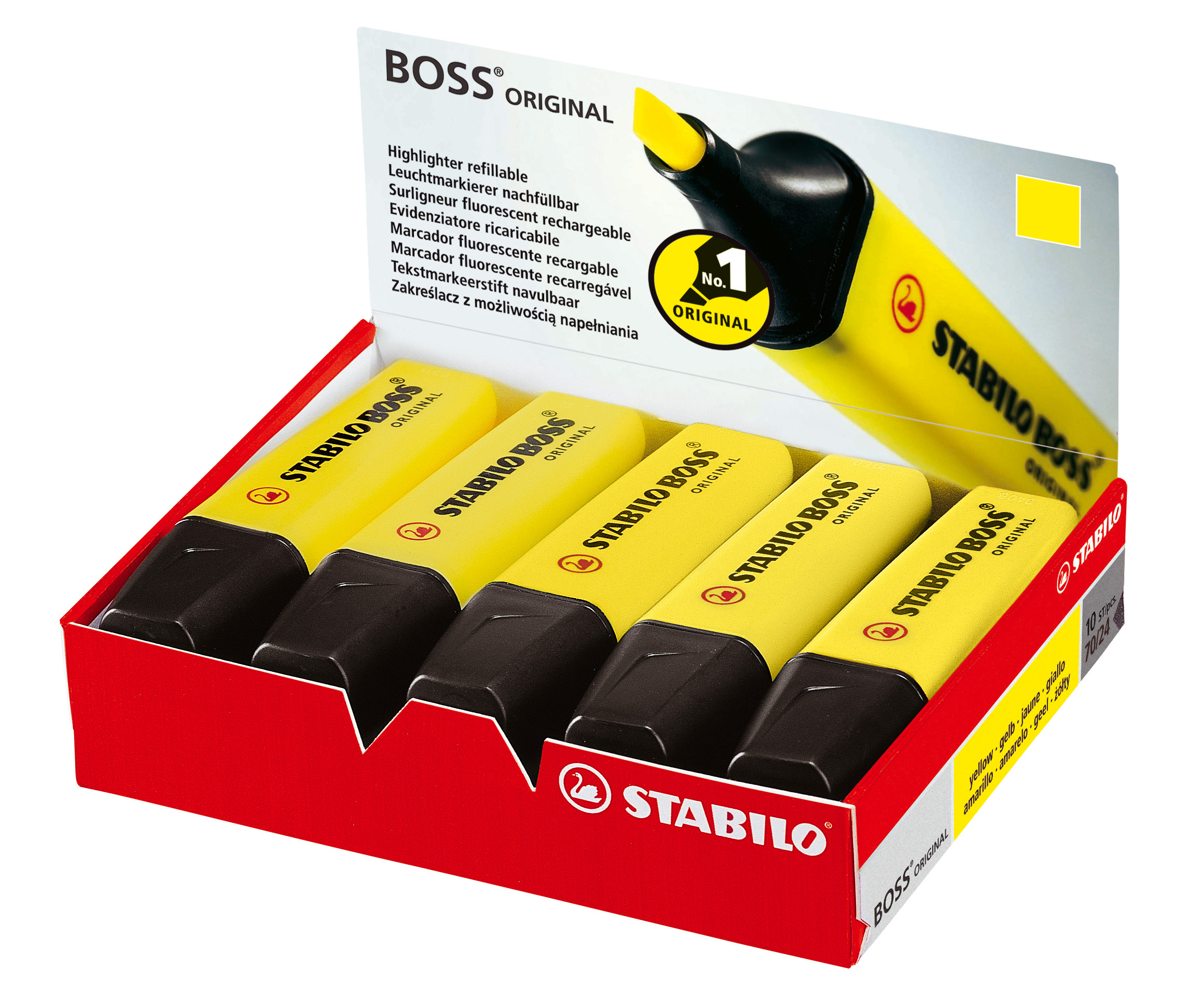 STABILO Textmarker BOSS ORIGINAL Pastel, 6 Farben,  Produktbild-Vorschau 8